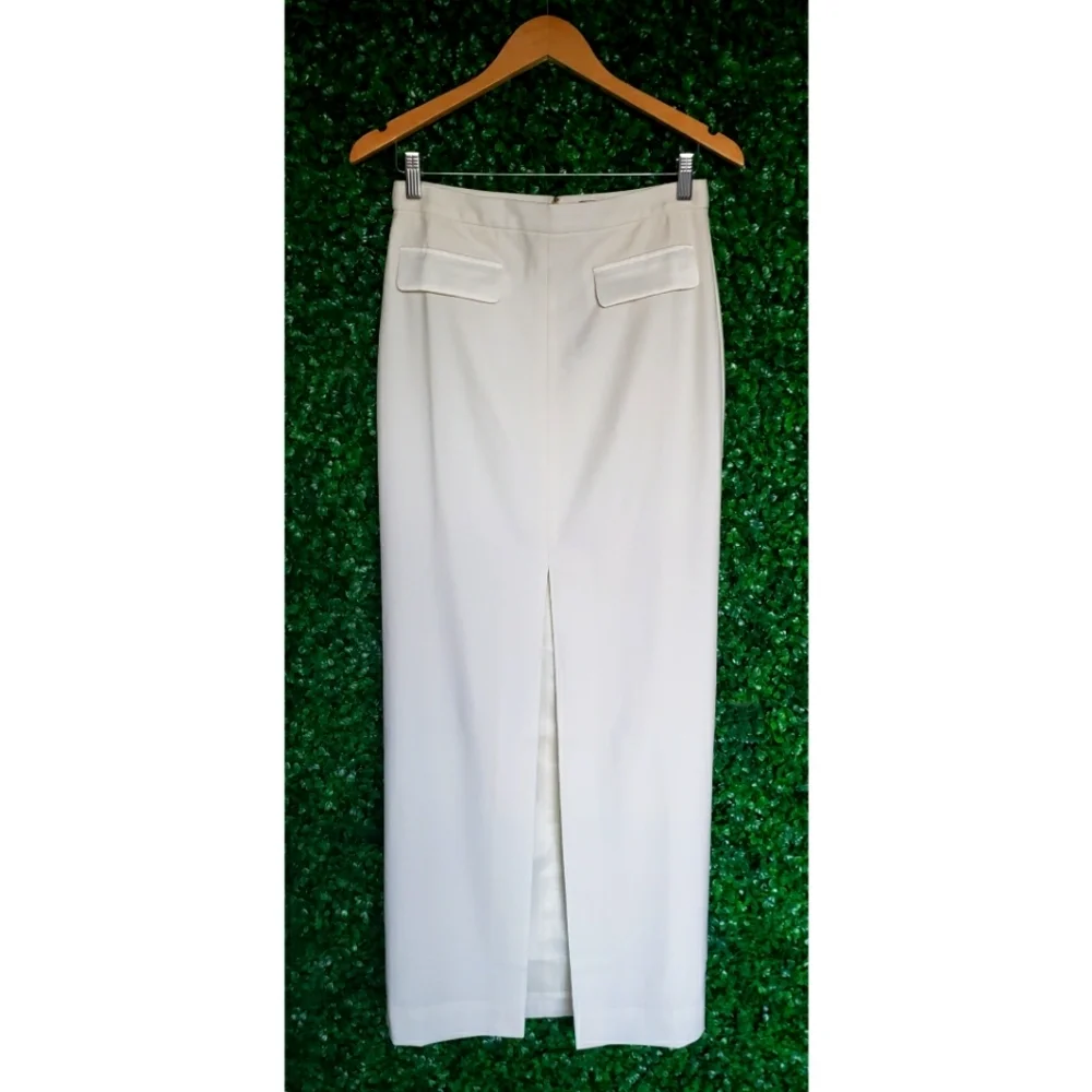 J.Crew Collection tuxedo maxi skirt in wool